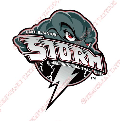 Lake Elsinore Storm Customize Temporary Tattoos Stickers NO.7668